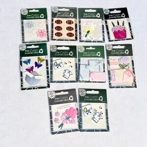 Lot of 10 The Card Connection Craft Stickers/Embellishments